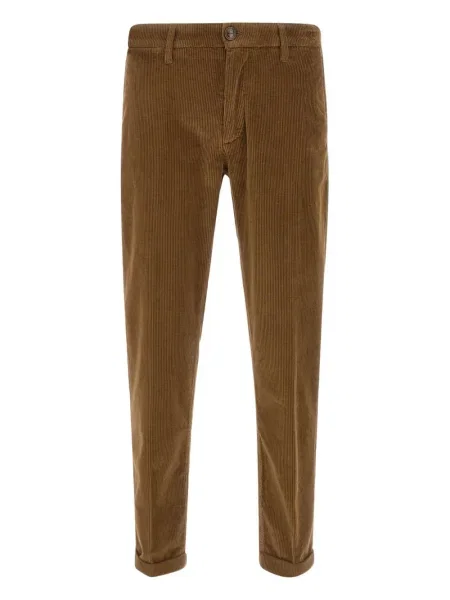 Pantaloni Re-hash de catifea cord maro