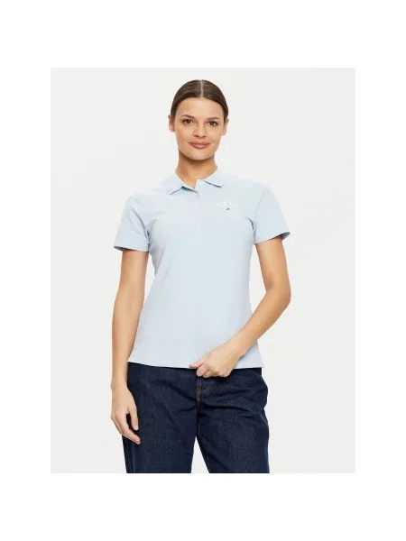 Tommy Hilfiger Polo Γαλάζιο Slim Fit