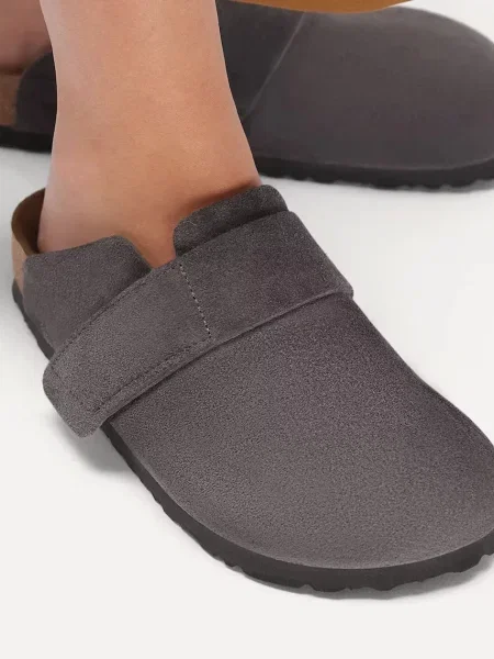 Замшевые мюли Birkenstock