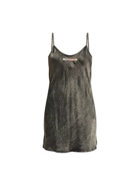 Sukienka jeansowa Diesel czarna