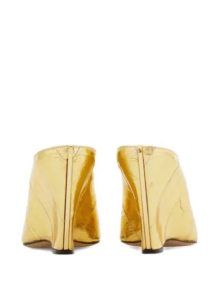 Papuci tip mules Ferragamo cu pană