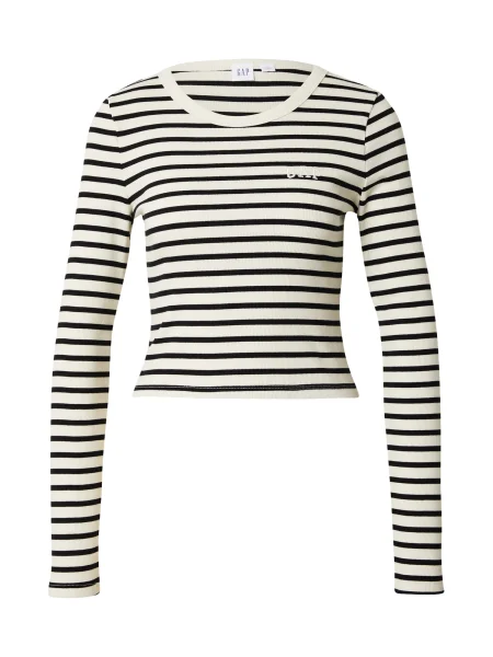 GAP Tricou bej deschis negru