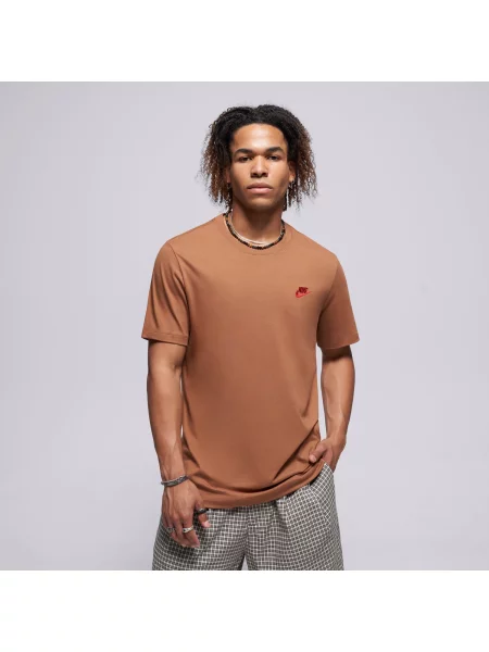 Nike T-Shirt Sportswear Club brązowa