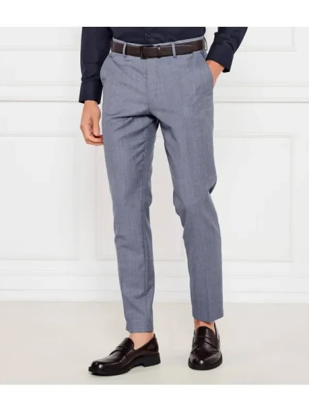 TIGER OF SWEDEN De lână pantaloni chino Tenuta albastru