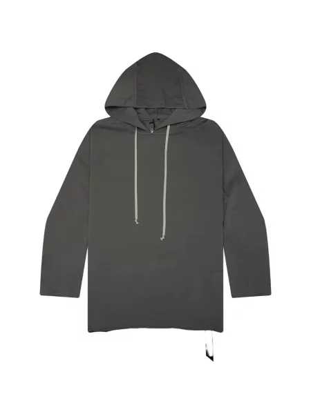 Lung hanorac cu glugă Rick Owens Drkshdw gri