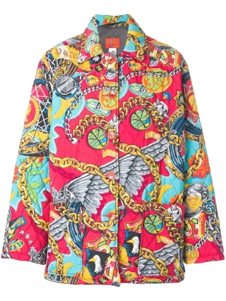 Kabát Kenzo Pre-owned červený