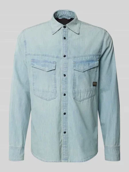 G-Star Koszula Jeansowa Dakota Regular Fit blau