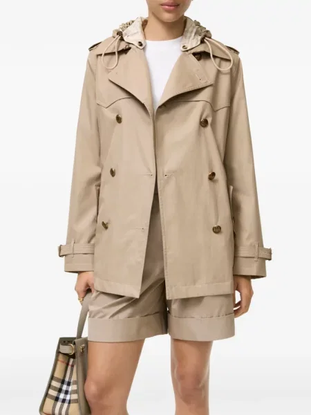 Scurt trenci Burberry cu imprimeu tropical