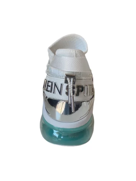 Sneakersy Plein Sport z siateczką białe