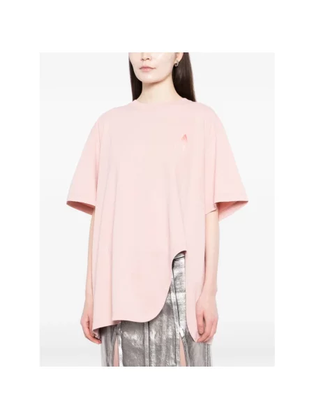 Koszulka The Attico z nadrukiem różowa