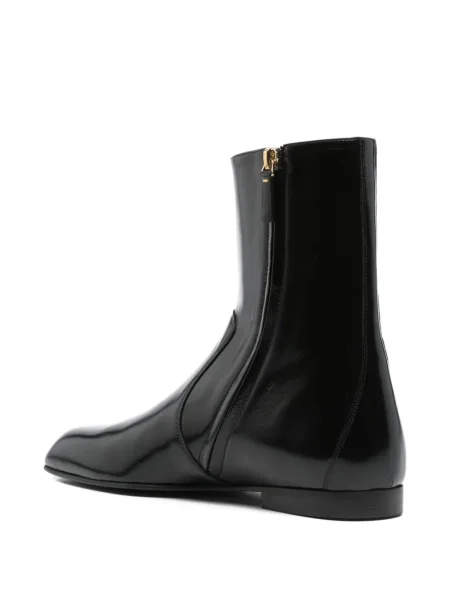 Botine Khaite din piele negru