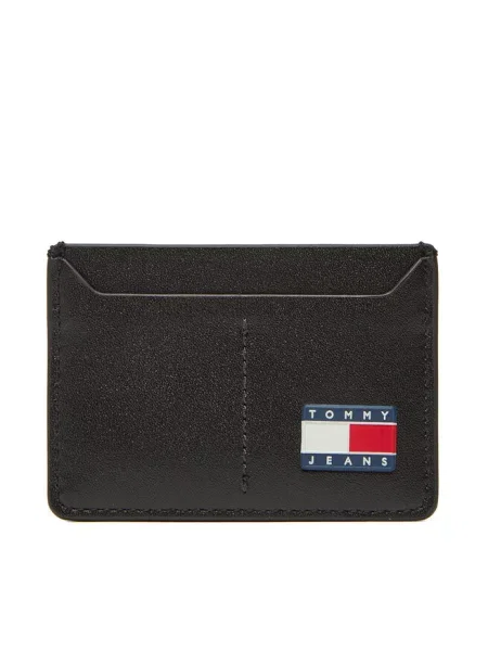Etui na karty kredytowe Tommy Jeans czarny