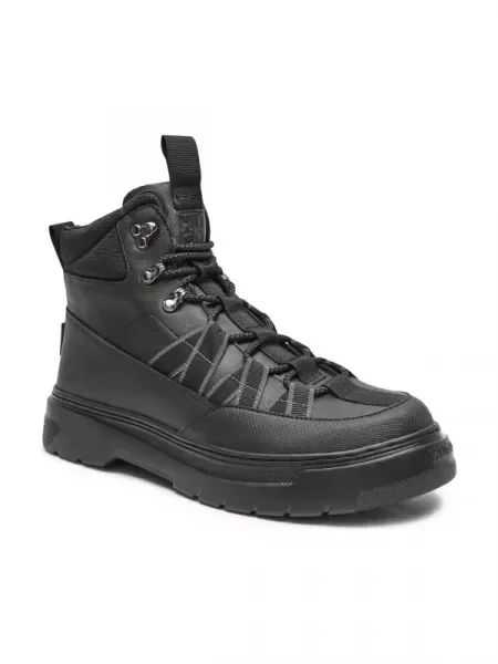 HUGO De piele ghete de trekking Urian_hito_mxmt negru