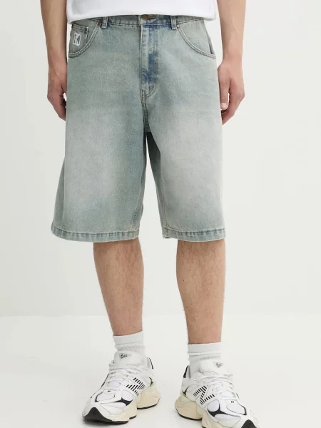 Къси панталони Karl Kani OG Denim Baggy Jorts Bleached Blue 30 синьо