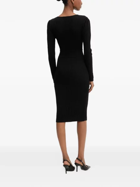 Rochie midi Morgan cu cataramă negru