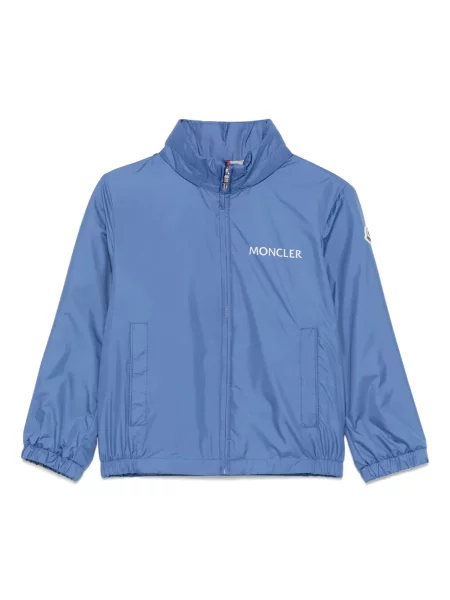 Kurtka dziecięca Moncler Enfant niebieska