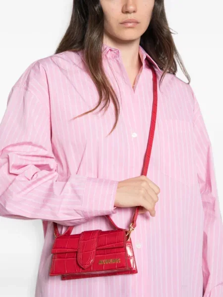 Geantă Jacquemus din piele roșu