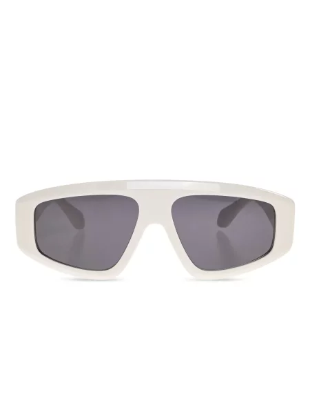 Ochelari de soare Alaia Eyewear cu imprimeu geometric alb