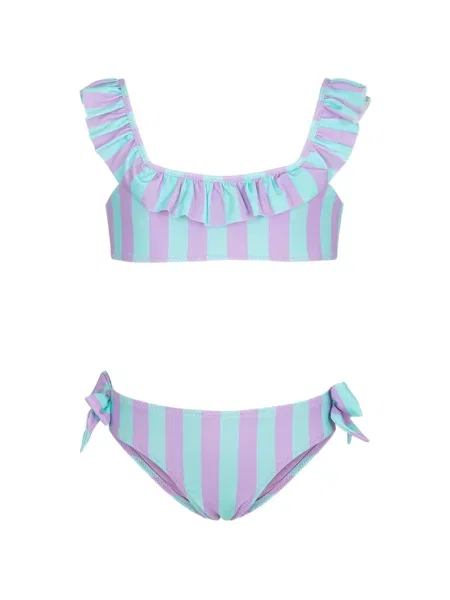 Bikini dziecięce F**k niebieskie