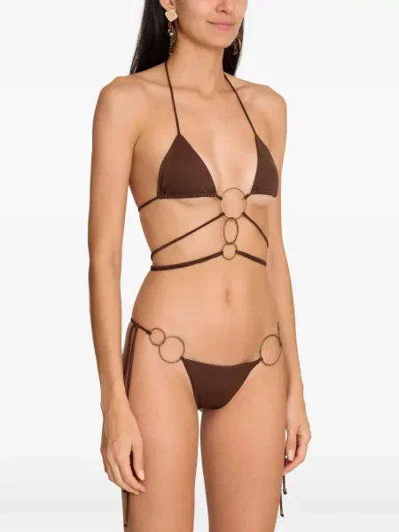 Bikini Amir Slama cu legături maro