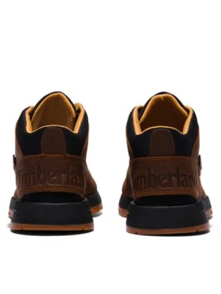 TIMBERLAND Čizme na vezanje Sprint Trekker kestenjasto / crna smeđa