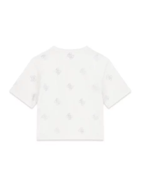 Dětské tričko Guess bílé