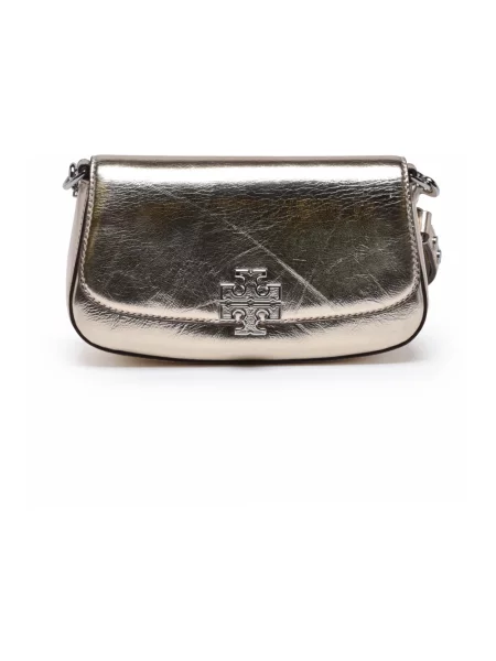 Torebka crossbody Tory Burch skórzana żółta