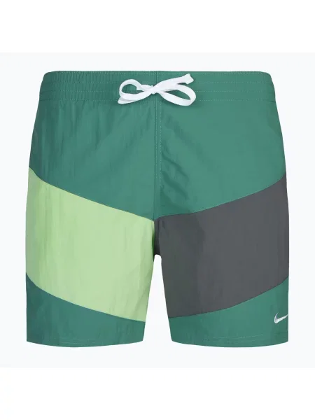 Мъжки шорти за плуване Nike Multi Logo Vortex 5" Volley bicoastal зелено