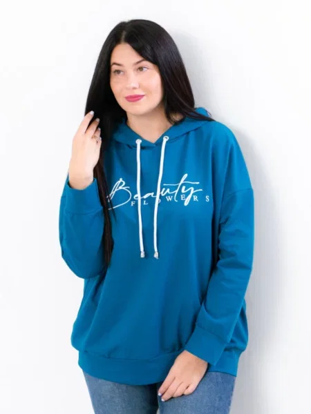 Худі Носи своє бавовна/поліестер синій