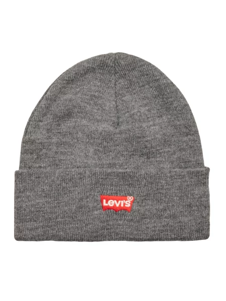 LEVI'S GRAY BEANIE šedý