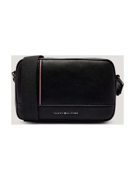 Tommy Hilfiger Geantă crossover Th Central Ew Reporter negru