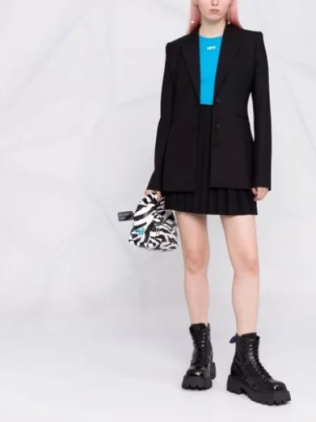 Vienakrūtis švarkas Off-white