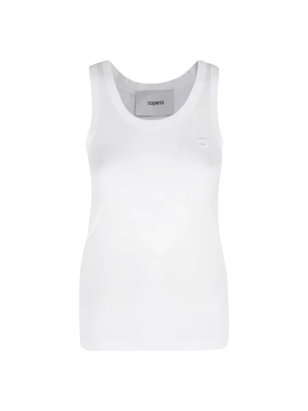 Lekki top Coperni z logo biały