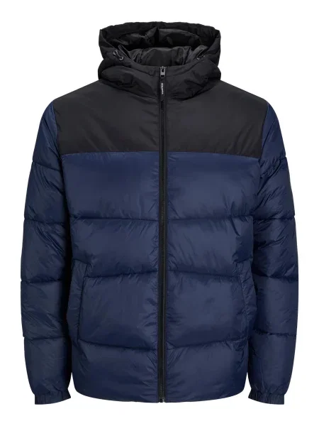 JACK & JONES Geacă de iarnă Chili bleumarin / negru