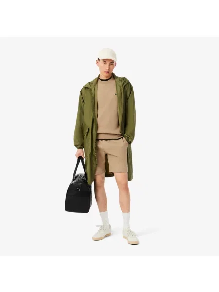 Lacoste Bluza Polarowa Z Okrągłym Dekoltem beżowy