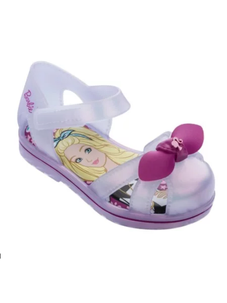 Sandały turystyczne dla dzieci Ipanema Barbie Gloss białe