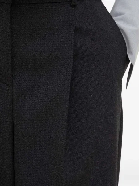 Pantaloni Herskind plisate gri