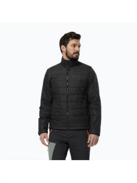 Kurtka puchowa Jack Wolfskin Lapawa Ins black czarna