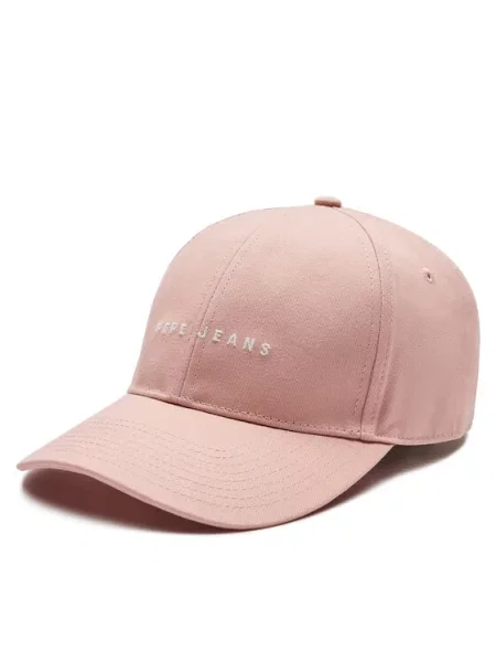 Czapka z daszkiem Pepe Jeans różowa
