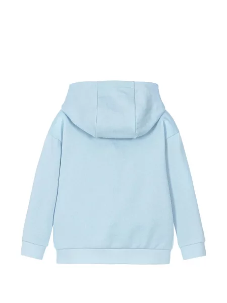 Bluza z kapturem dziecięca Fendi niebieska