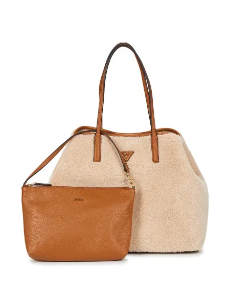 Geantă shopper Guess bej