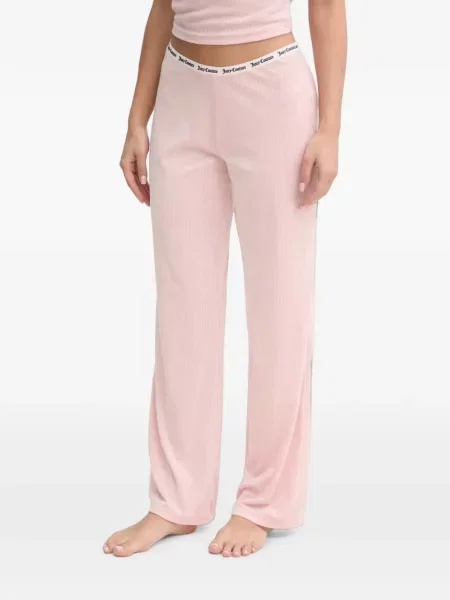 Pantaloni Juicy Couture cu autograf roz