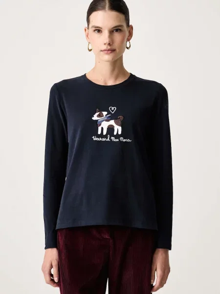Tricou cu mânecă lungă Weekend Max Mara