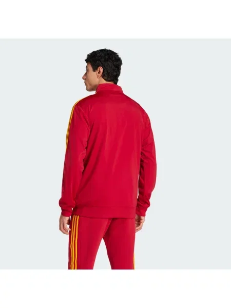 Komplet dresowy Adidas do biegania czerwony