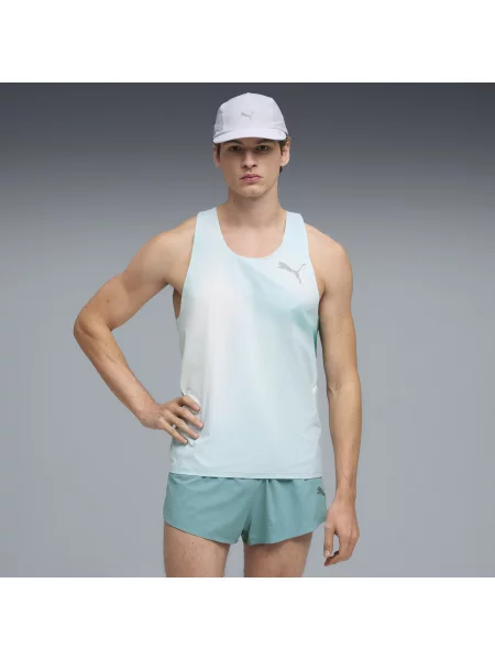 PUMA koszulka bez rękawów do biegania Lightspeed ULTRAWEAVE Graphic Odzież S niebieski