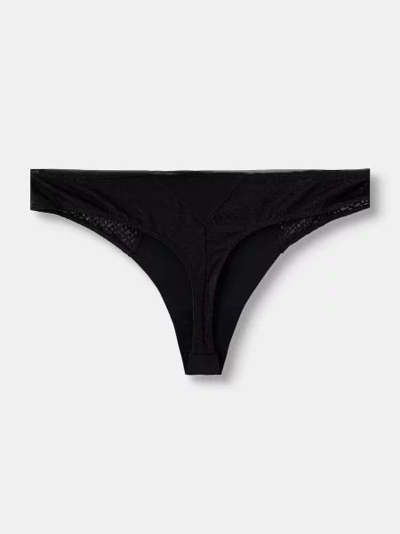 BOSS tangá dámske THONG_B LACE čierna