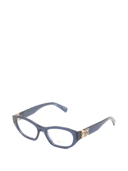 Sunčane naočale Miu Miu Eyewear s autogramom plava