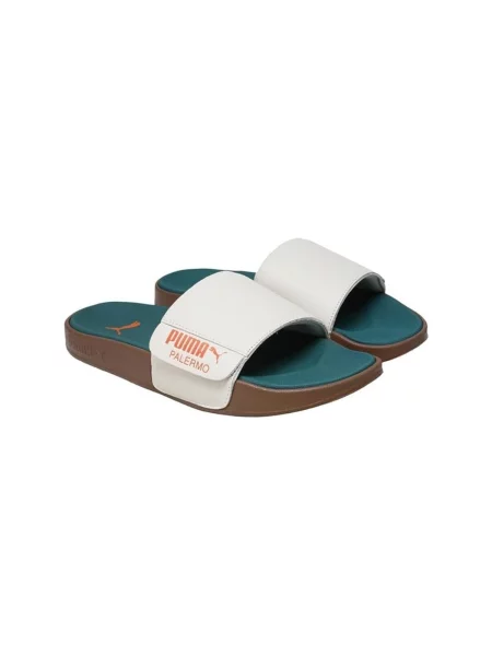 Puma Papucs Leadcat Palermo Lthr 01 Ekru