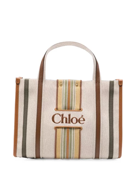 Geantă shopper Chloé cu imagine
