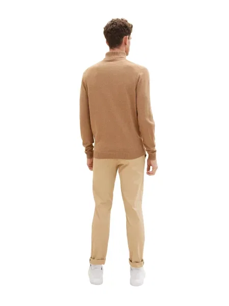 TOM TAILOR Chino nohavice piesková